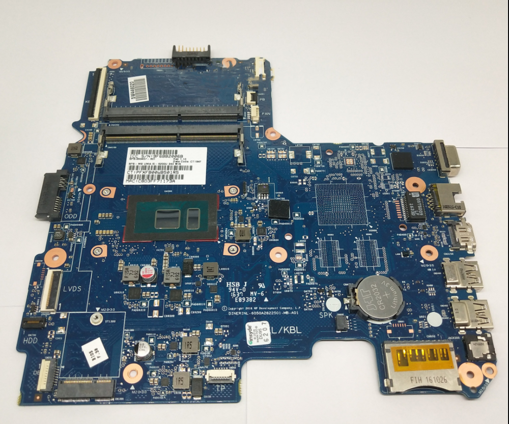 Tarjeta Madre para HP 240 G5 Con procesador i3