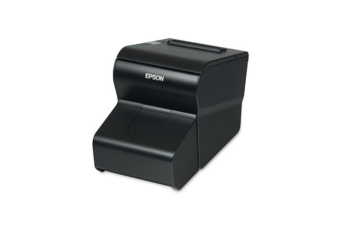 Epson TM-T88VI - Impresora de recibos - línea térmica - rollo 8 cm - 180 ppp - hasta 350 mm/segundo - LAN, PoweredUSB - cortador - cortador de corte parcial - negro