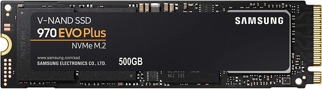 Samsung 970 EVO Plus Series - PCIe NVMe - M.2 Internal SSD 500GB (MZ-V7S500B/AM)