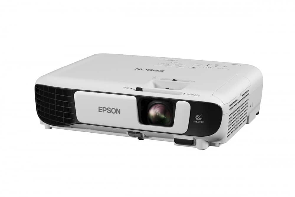 Epson PowerLite W52+ - Proyector 3LCD - portátil - 4000 lúmenes (blanco) - 4000 lúmenes (color) - WXGA (1280 x 800) - 16:10 - Wi-Fi