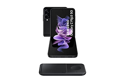 Samsung Galaxy Z Flip3 5G - 5G smartphone - SIM doble - RAM 8 GB / 256 GB - pantalla OLED - 6.7" - 2640 x 1080 píxeles (120 Hz) - 2 x cámaras traseras 12 MP, 12 MP - front camera 10 MP - crema
