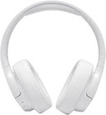 JBL TUNE 760NC - Auriculares con diadema con micro - tamaño completo - Bluetooth - inalámbrico, cableado - cancelación de sonido activo - conector de 3,5 mm - blanco