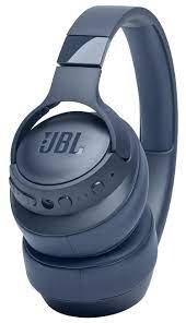 JBL TUNE 760NC - Auriculares con diadema con micro - tamaño completo - Bluetooth - inalámbrico, cableado - cancelación de sonido activo - conector de 3,5 mm - azul
