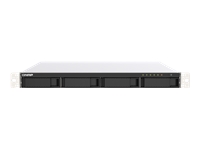 QNAP TS-453DU-4G - Servidor NAS - 4 compartimentos - montaje en bastidor - SATA 6Gb/s - RAID 0, 1, 5, 6, 10, JBOD - RAM 4 GB - 2.5 Gigabit Ethernet - iSCSI soporta - 1U