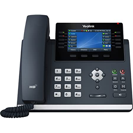 SIP-T46U  SIP-T46U Teléfono IP de 16 cuentas SIP 10 lineas PoE SFB USB P