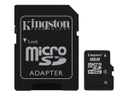 Kingston - Tarjeta de memoria flash (adaptador microSDHC a SD Incluido) - 8 GB - Class 4 - microSDHC