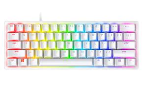 Razer Huntsman Mini - Teclado - retroiluminación - USB - EE. UU. - interruptor: Razer Linear Optical - mercurio