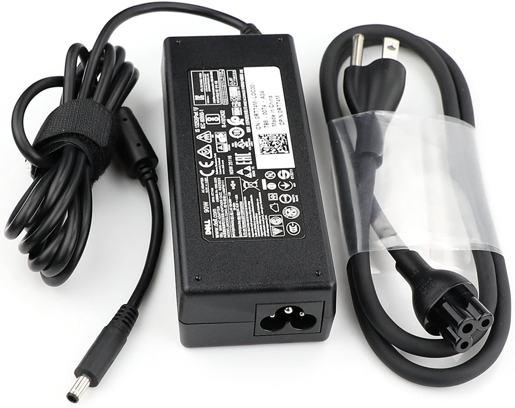 Original OEM 90 W para Dell 0rt74 m rt74 m PA-1900 – 32d5 Exact adaptador AC 19.5 V 4.62 A