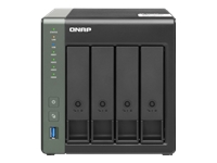 QNAP TS-431X3 - Servidor NAS - 4 compartimentos - SATA 6Gb/s - RAID 0, 1, 5, 6, 10, JBOD, 5 Hot Spare, intercambio en caliente 6, 10 repuesto rápido - RAM 4 GB - Gigabit Ethernet / 2.5 Gigabit Ethernet / 10 Gigabit Ethernet - iSCSI soporta