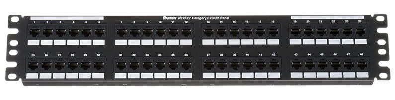 PATCH PANEL 24 PUERTOS PRECONFIG. CAT6 1 UR NET