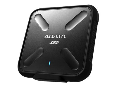 ADATA Durable SD700 - Unidad en estado sólido - 512 GB - externo (portátil) - USB 3.1 Gen 1 - negro