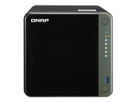 QNAP TS-453D-4G - Servidor NAS - 4 compartimentos - SATA 6Gb/s - RAID 0, 1, JBOD - RAM 4 GB - 2.5 Gigabit Ethernet - iSCSI soporta
