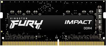 Kingston FURY Impact - DDR4 - módulo - 16 GB - SO-DIMM de 260 espigas - 3200 MHz / PC4-25600 - CL20 - 1.2 V - sin búfer - no ECC - negro