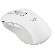 Logitech - Signature M650 - Mouse - Wireless - Cool white - Tamaño grande