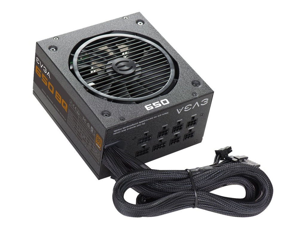 EVGA 650 BQ - Fuente de alimentación (interna) - 80 PLUS Bronze - CA 100-240 V - 650 vatios