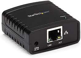 PM1115U2 - StarTech - Servidor de impresión de red Ethernet a USB 2.0 de 10/100 Mbps - Windows 10 - LPR - Adaptador de servidor de impresión USB LAN