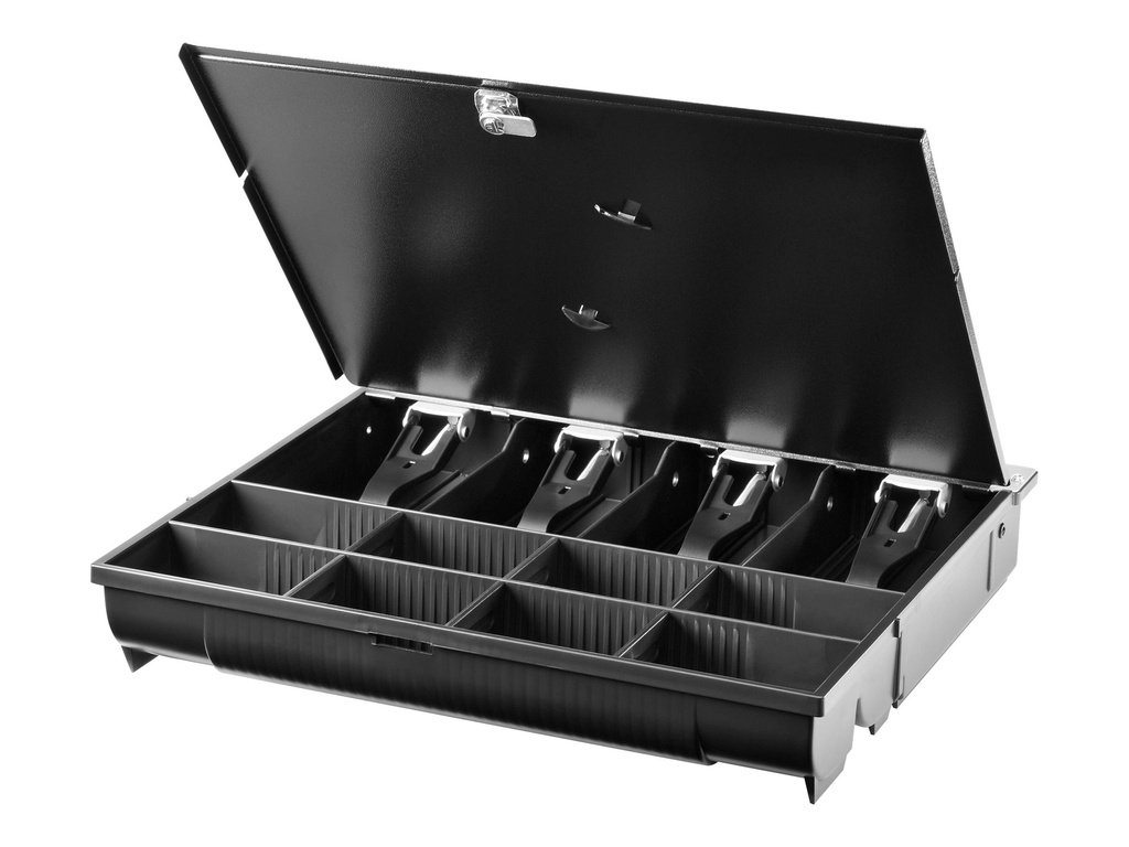 HP Standard Duty Till with Lockable Lid - Caja registradora electrónica - para ElitePOS G1 Retail System; Engage Flex Mini Retail System; Engage One; RP3 Retail System