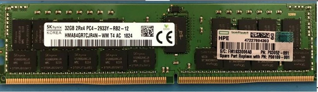 LA 32GB 2RX4 PC4-2933Y-R SMART KIT