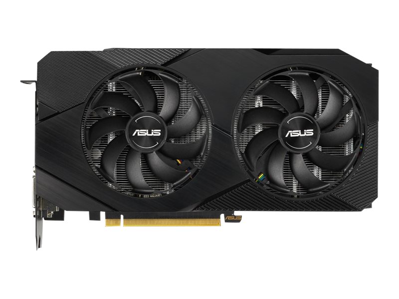 ASUS DUAL-RTX2060-O6G-EVO - OC Edition - tarjeta gráfica - GF RTX 2060 - 6 GB GDDR6 - PCIe 3.0 x16 - DVI, 2 x HDMI, DisplayPort