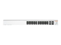 HPE Aruba Instant On 1930 24G 4SFP/SFP+ Switch - Conmutador - L3 - Gestionado - 24 x 10/100/1000 + 4 x 1 Gigabit / 10 Gigabit SFP+ - montaje en rack