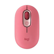 Logitech - Mouse - Wireless - emoji Heartbre Rose