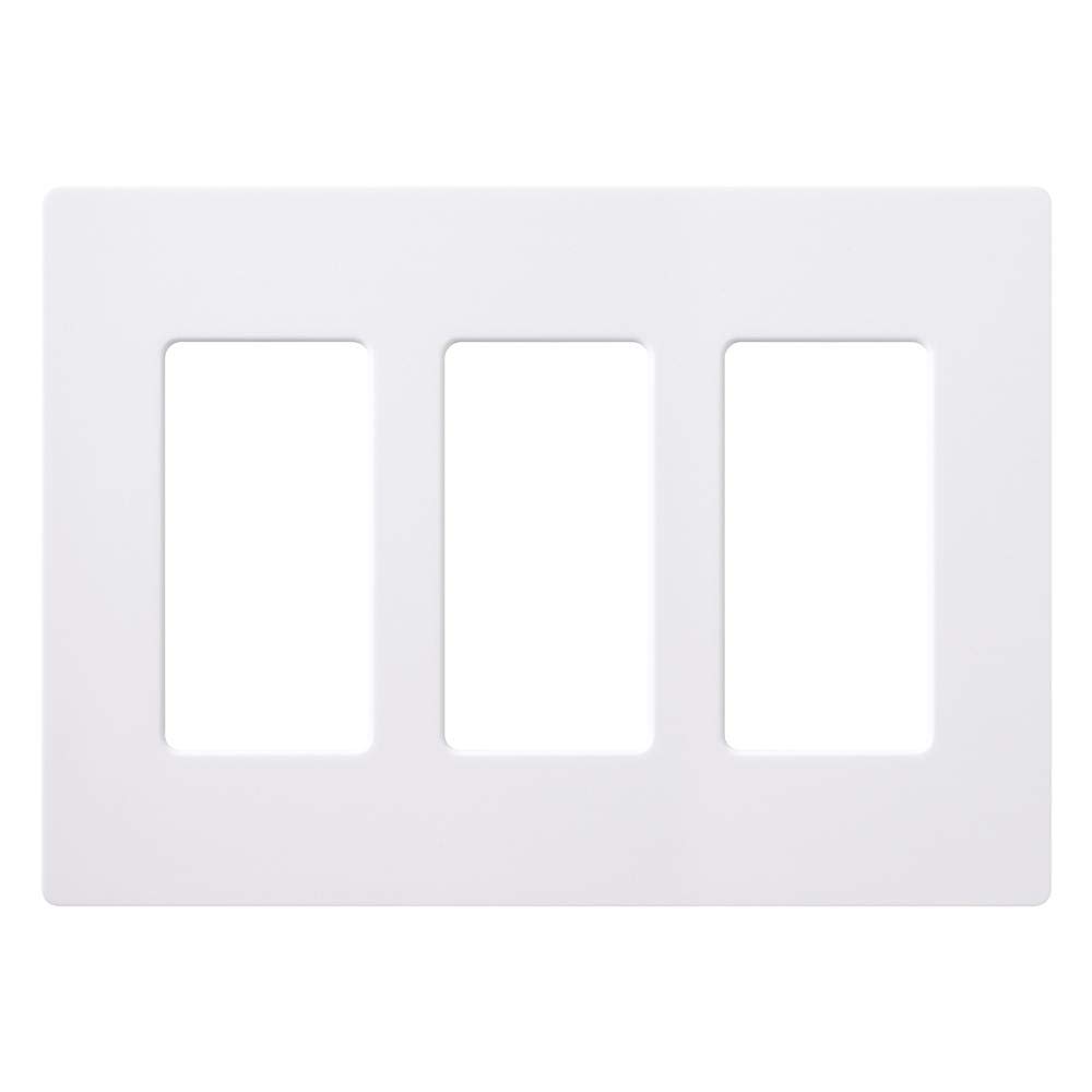 PLACA D/PARED CLR BLANCO 3 ESPACIOS
