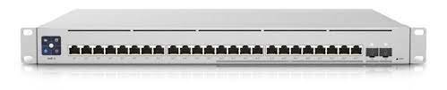 Ubiquiti UniFi Switch USW-Enterprise-24-PoE - Conmutador - L3 - Gestionado - 12 x 100/1000/2.5G (PoE+) + 12 x 10/100/1000 (PoE+) + 2 x 10 Gigabit SFP+ - montaje en rack - PoE+ (400 W)