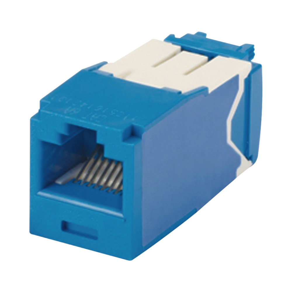 CJ6X88TGBU-Conector estilo TG Mini-Com™ UTP RJ45 categoría 6A, azul