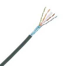 PUO6X04BL-CEG-23-4P UTP-CMX SOL BC CAT6A GELPOLYTETHYLENE BLACK