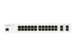 Fortinet FortiSwitch 224E - Switch - L3 - managed - 24 x 10/100/1000 + 4 x Gigabit SFP - rack-mountable - FortiSwitch 224E