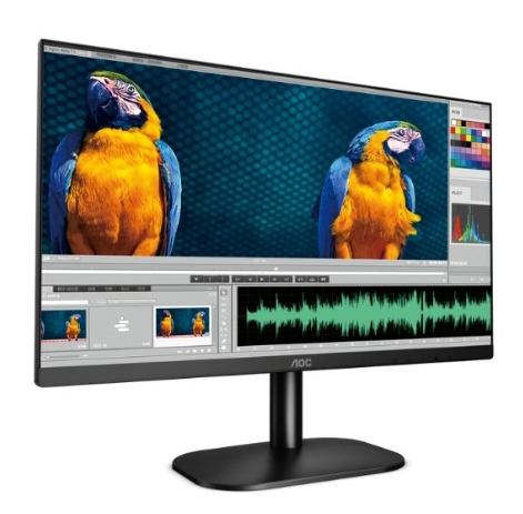 24B2XHM - Monitor LED AOC 24B2XHM de 23.8", Resolución 1920 x 1080 (Full HD 1080p) VGA , HDMI