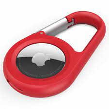 Belkin Secure Holder with Carabiner - Estuche para Airtag - rojo - para Apple AirTag