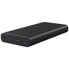 Xiaomi Mi - Cargador inalámbrico - Li-pol - 10000 mAh - 36 Wh - 3 A - 2 conectores de salida (USB, USB-C) - en el cable: USB-C - negro