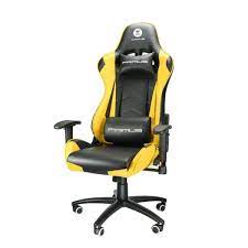 Primus Gaming Chair Thronos 100T - Yellow - PCH-102YL - Max. Weight Capacity  120 KG - Armrest Type 2D -  360° Rotation