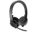 Logitech Zone Wireless Bluetooth Headset for Microsoft Teams - Auricular - en oreja - Bluetooth - inalámbrico - cancelación de sonido activo - Certificado para Equipos de Microsoft