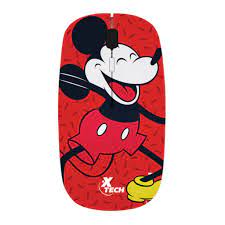 Xtech - XTM-D340MK - Mouse - 2.4 GHz - Wireless - Bright red - Disney Mickey Mouse