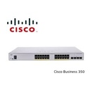 Cisco Business 350 Series 350-24T-4G - Conmutador - L3 - Gestionado - 24 x 10/100/1000 + 4 x SFP - montaje en rack