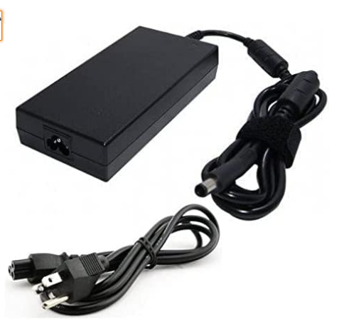 27-a040se,Globalsaving Adaptador de CA para HP Pavilion 27-A030QE 27-A037C 27-A040SE 27-a070a 27-a071a 27-a072a 27-A102NS 27-A170D Desktop AIO Monitor Alimentación Cable Cargador