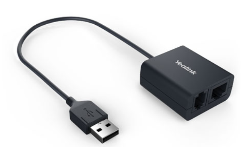 Yealink EHS40 - Adaptador de auriculares inalámbricos.Compatible con Jabra, Plantronics y Sennheiser.