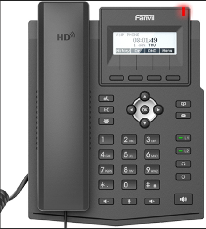 X1SP – Telefono IP Basico, Fanvil