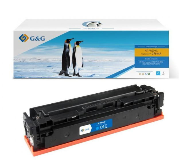 Toner Compatible HP CF511A (204A) Cian Ninestar