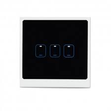 RFBLACK003, negro, Control inalámbrico para el Sonoff RF, el  Slampher y el 4CH PRO, no requiere  cables, funciona con 2 baterias 2032