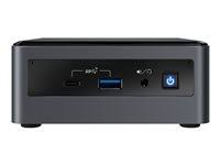 Intel Next Unit of Computing 10 Performance kit - NUC10i5FNHN - Limitado - miniordenador - 1 x Core i5 10210U / 1.6 GHz - RAM 0 GB - UHD Graphics - GigE - WLAN: Bluetooth 5.0, 802.11a/b/g/n/ac/ax