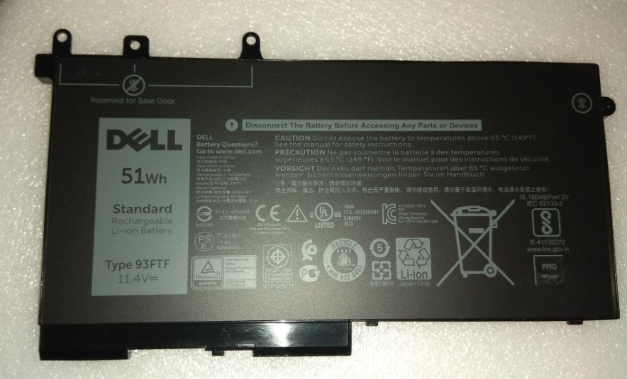 JLBYPN2,BATDELLLATE5480, BATERIA INTERNA ORIGINAL DELL LATITUDE
