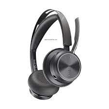 Poly Voyager Focus 2 UC - Auricular - en oreja - Bluetooth - inalámbrico, cableado - cancelación de sonido activo - USB-A a través de adaptador Bluetooth - Certificado por Zoom