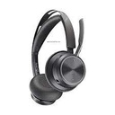 Poly Voyager Focus 2 UC - Auricular - en oreja - Bluetooth - inalámbrico, cableado - cancelación de sonido activo - USB-A a través de adaptador Bluetooth - Certificado por Zoom