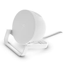 Belkin AUF001ttBKV2 - Wireless charging stand - Lithium - White - Para Universal - +Speaker