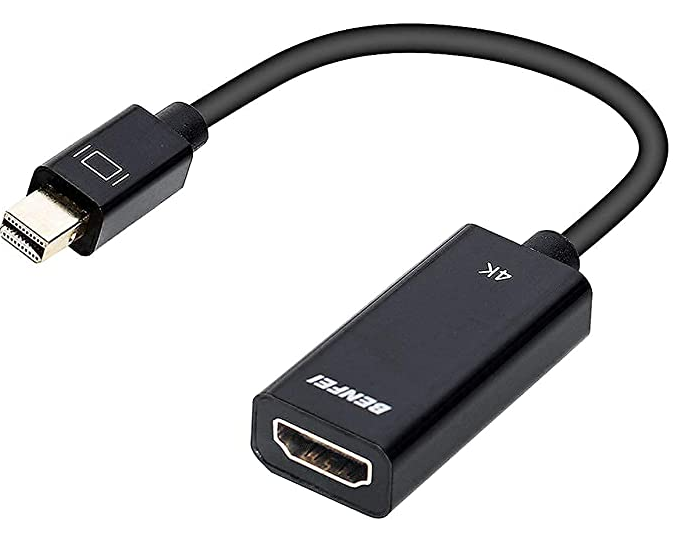 Adaptador Mini DisplayPort a HDMI, Benfei Mini DP a HDMI 4K (compatible con Thunderbolt) Cable chapado en oro compatible con MacBook Pro, MacBook Air, Mac Mini, Microsoft Surface Pro 3/4