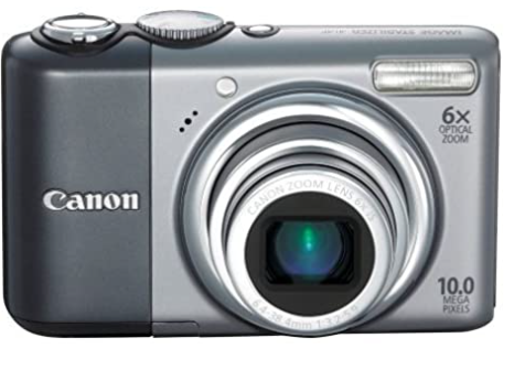 Canon Powershot A2000IS Cámara digital de 10 MP con zoom estabilizado de imagen óptica 6x