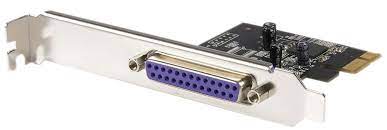 PEX1P2- StarTech. com Tarjeta PCIe paralela de 1 puerto - Tarjeta adaptador PCI Express a Paralelo DB25 - Controlador LPT